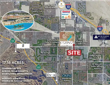 Rancho Mirage Commercial Development Land