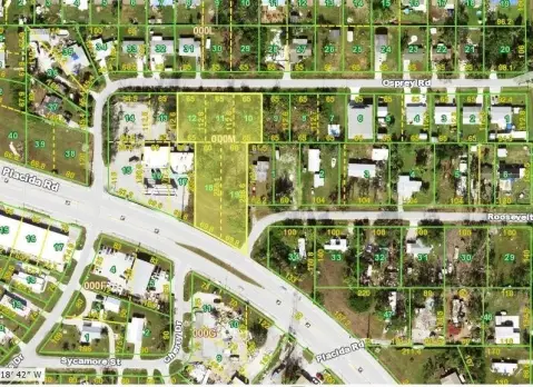 Commercial Land with Three-Road Frontage