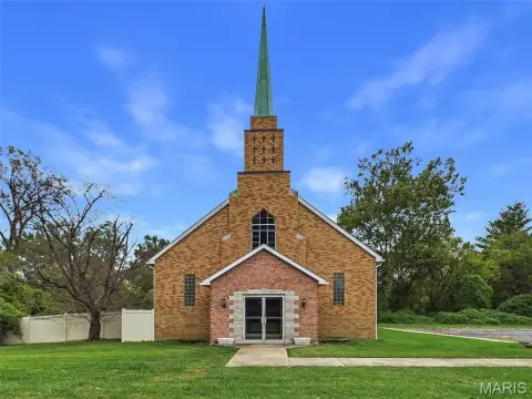 Brick Church with Fellowship Hall