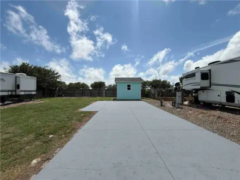 Gated RV Lot with Casita
