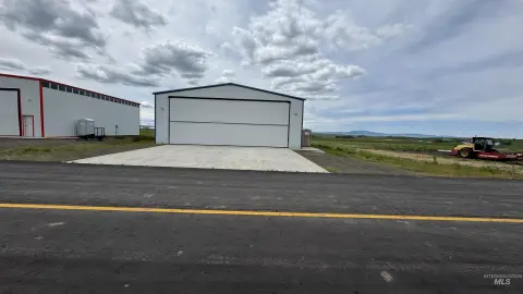 Airport Hangar with Tri-Fold Door