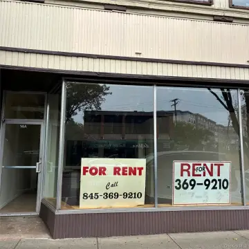 Freshly Painted Storefront Space