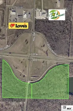 Corner Commercial Land with Interstate Access