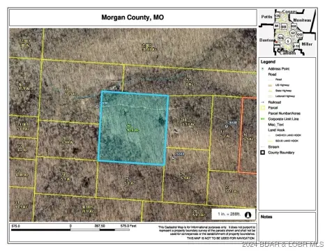 Wooded Acreage in Stover, Missouri