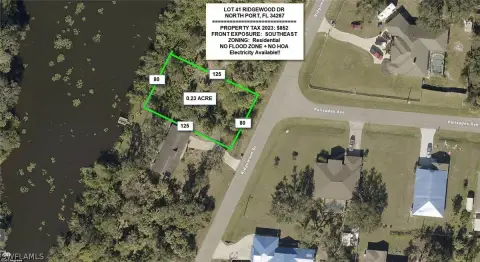 Canal Lot in North Port