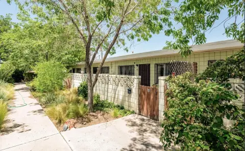 Four-Unit Quadplex with Courtyards