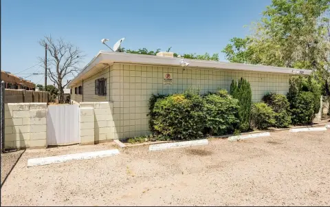 Four-Unit Quadplex with Courtyards