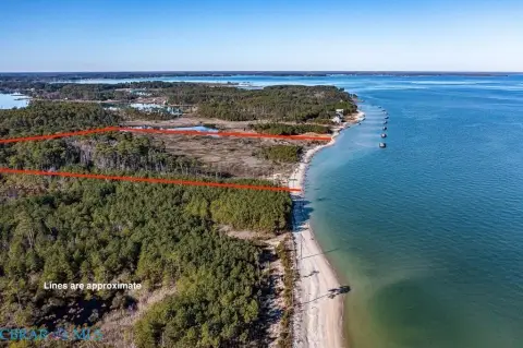 Waterfront Land with Sandy Beach