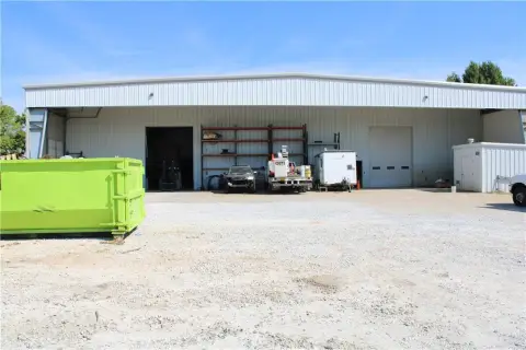 Warehouse with Fenced Storage Yard