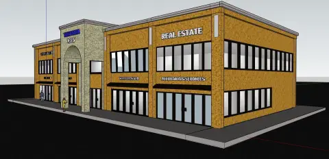 Two-Story Office and Retail Building