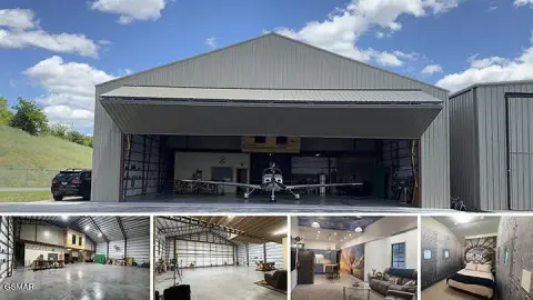 Aircraft Hangar with Pilot Apartment