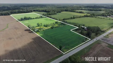 Agricultural Farmland with Pond