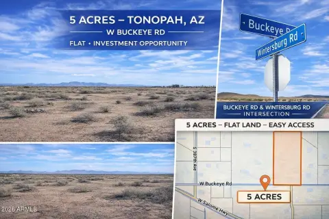 Tonopah Land with Desert Views