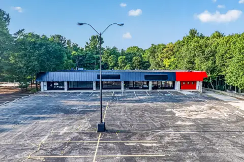 Shopping Center with Loading Docks