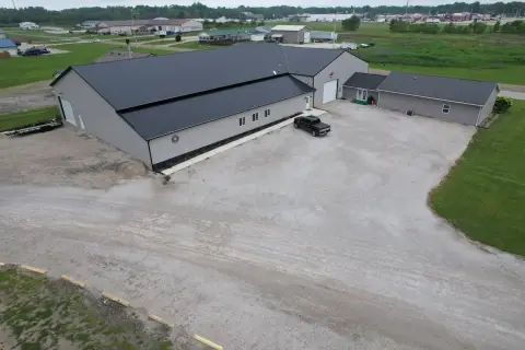 Warehouse Building with Overhead Doors
