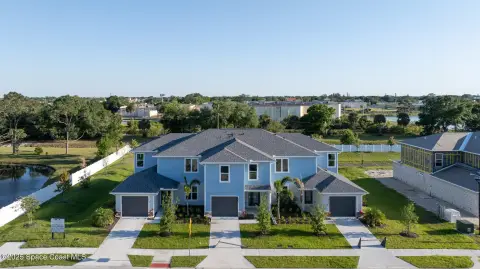 Under-Construction Quadplex with Garages