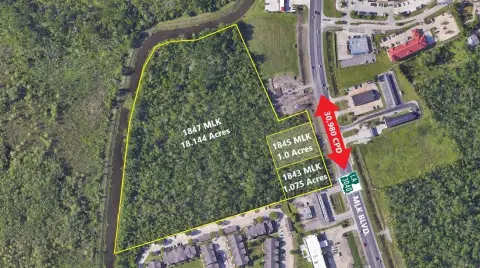 Commercial Land with Boulevard Frontage