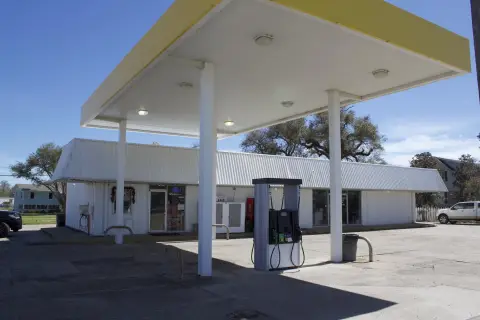 Gas Station with Attached Space
