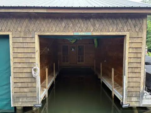 Marina Boathouse with Large Slip