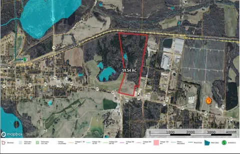 Developable Land with City Utilities