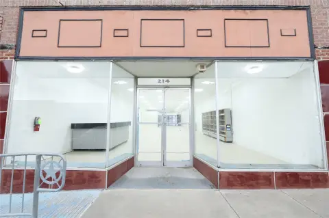 Storefront Retail Building with Walk-In Cooler