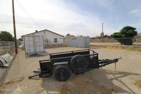 Fenced Storage Container Site