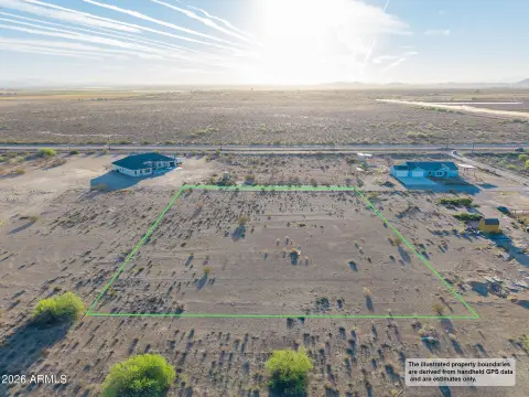 Land with Mountain and Desert Views