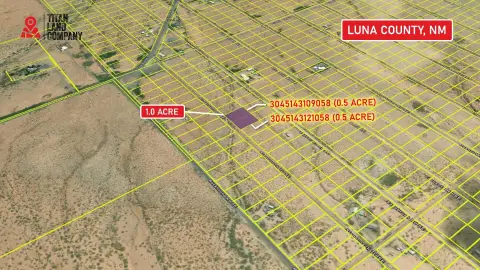 Flat Desert Land Parcel