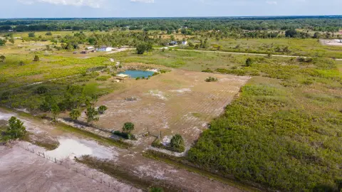 Cleared, Fenced Land in Okeechobee