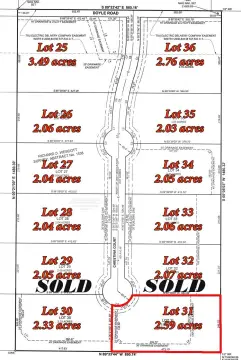 Rural Acreage Lot in Legacy Ranch