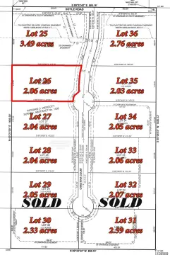 Rural Acreage Lot for Custom Build