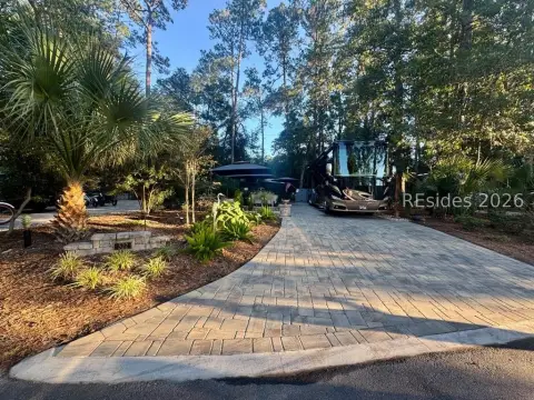Motorcoach Resort Lot with Outdoor Kitchen