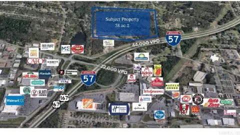 Commercial Land with Interstate Frontage