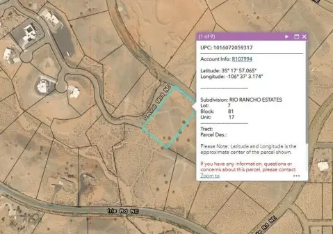 5 Acres Land in Rio Rancho