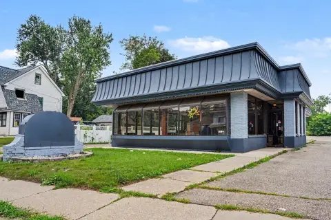 Brick Restaurant Building with New Roof