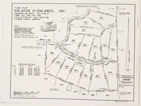 Wooded Homesite in Salacoa Highlands