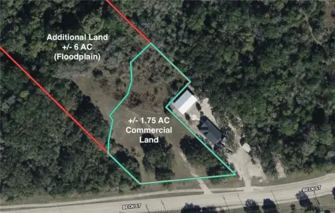 Commercial Land with High-and-Dry Frontage