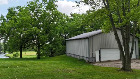 Waterfront Land with Pole Barn