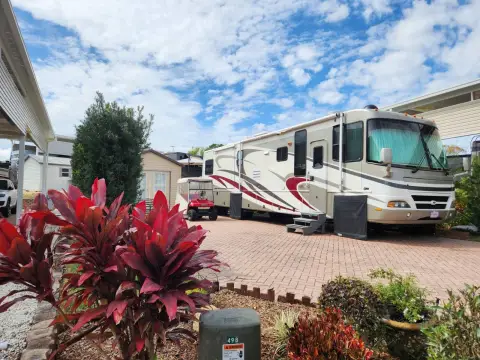 RV Resort Lot With Utility Hookups