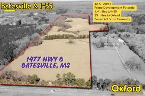 Batesville Development Opportunity: 42+ Acres
