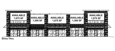 New Retail Endcap with Drive-Through