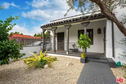 Spanish-Style Duplex with Garages
