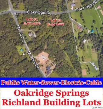 Residential Land in Oakridge Spring