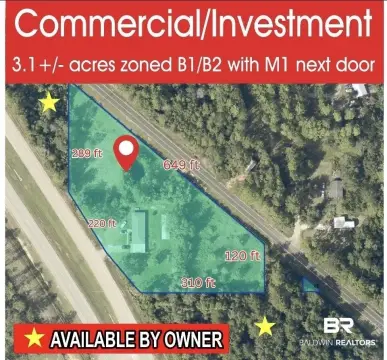 Commercial Land with Highway Frontage