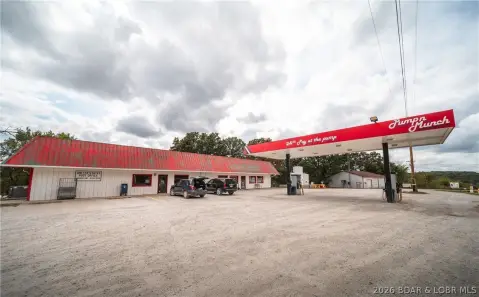 Gas Station With Storage Units