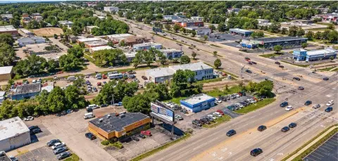Mixed-Use Property with Billboard