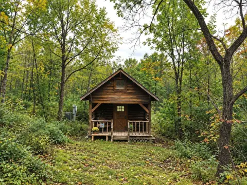 Hunting Land with Log Cabin