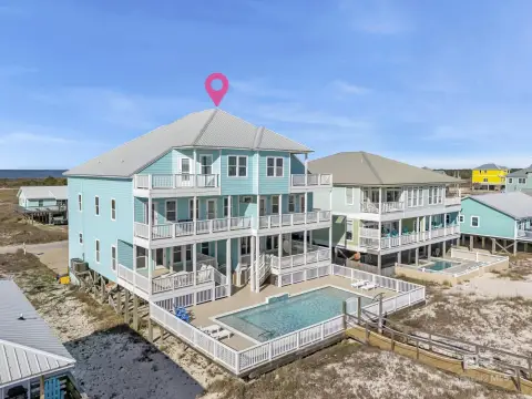 Furnished Gulf-Front Duplex Unit