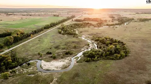 Farmland Along a Live Creek