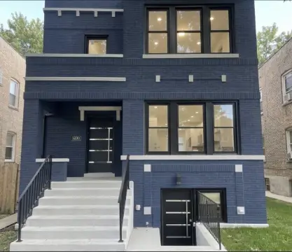 Renovated Two-Flat Building